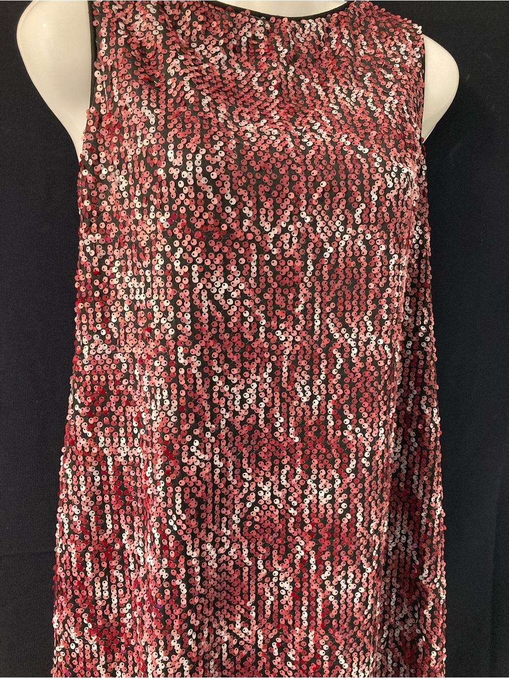 NWT - Isaac Mizrahi Pink Sequin Midi Sheath Dress